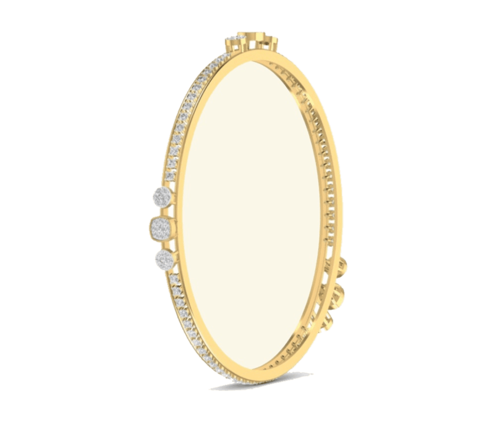 Four-Stone Station Bangle