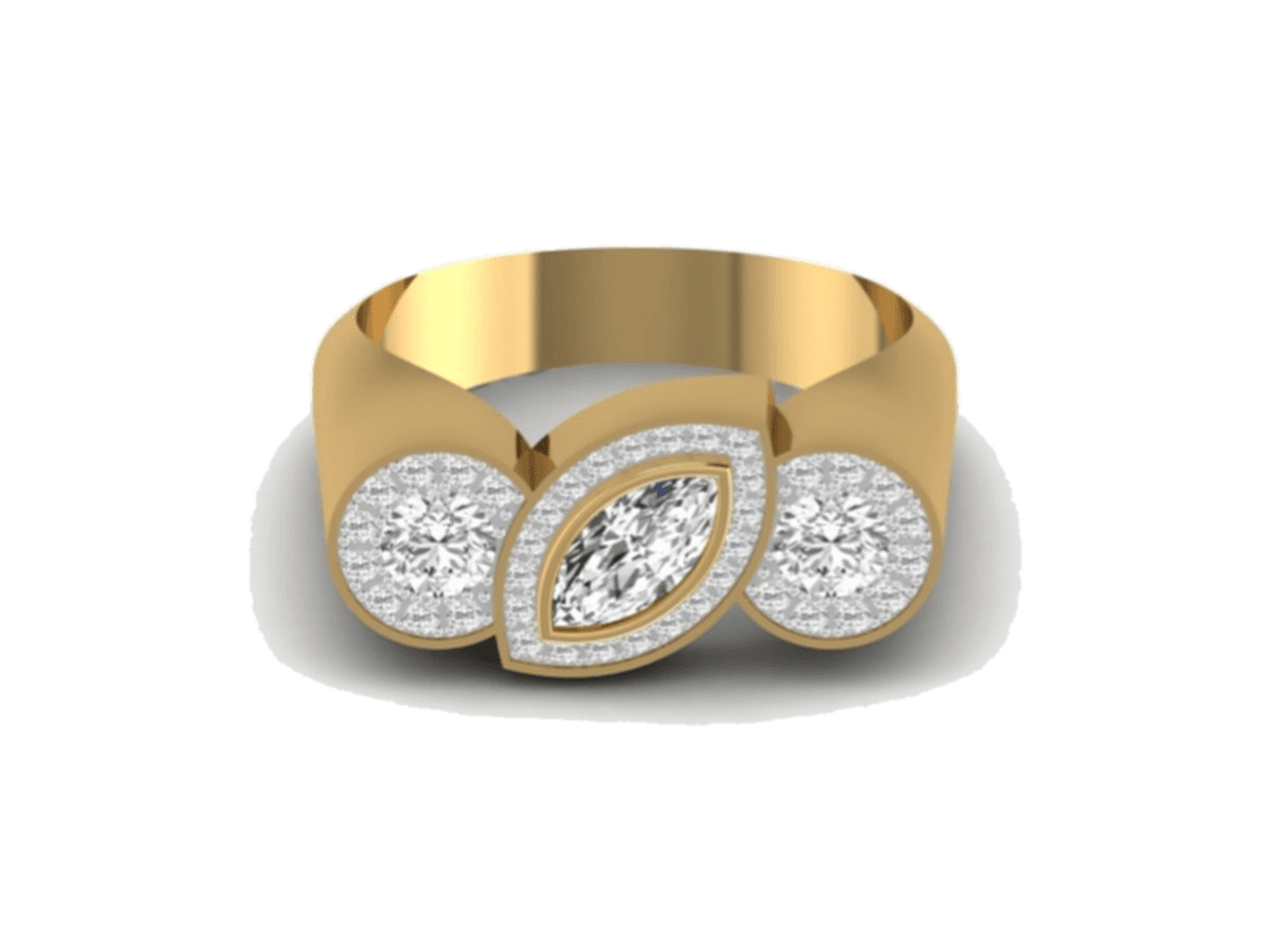 Three-Stone Marquise Statement