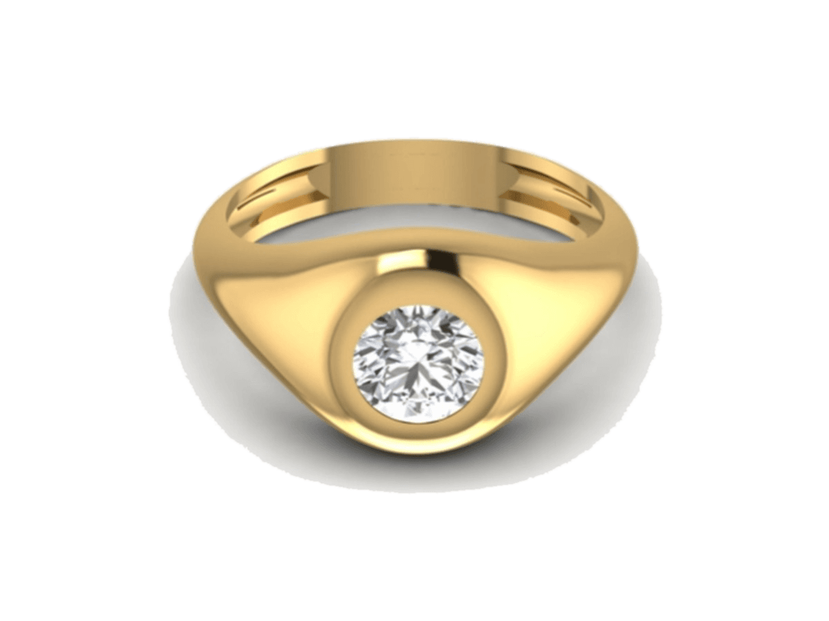 Round Solid Signet