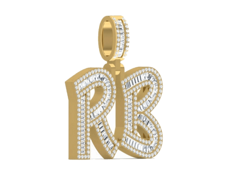Custom Initial Pendant — RB