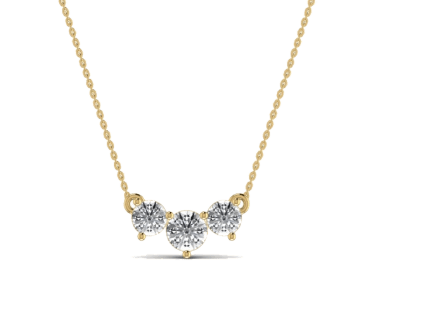 Three-Stone Bar Pendant