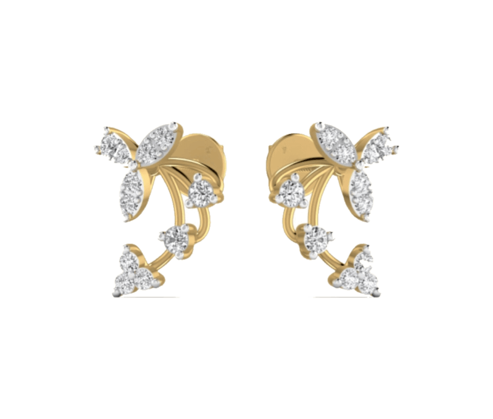 Bridal Twin-Spray Earrings
