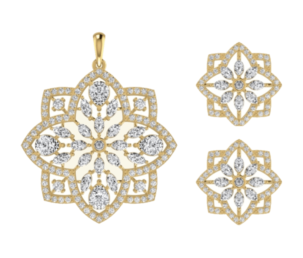 Bridal Mandala Pendant