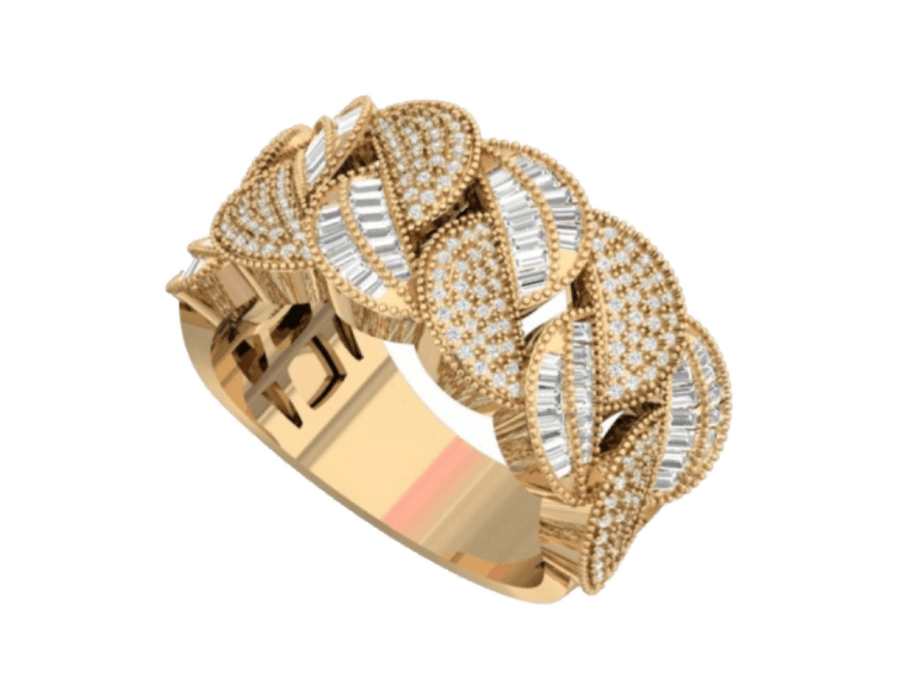 Cuban Link Iced Band