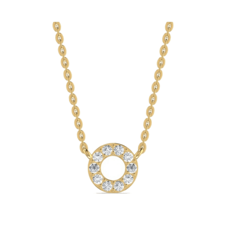 Round Bezel Pendant — Mini