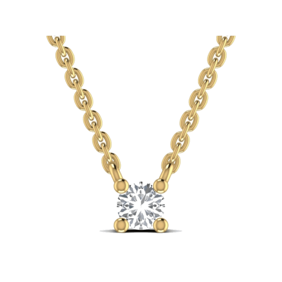 Heart Solitaire Pendant