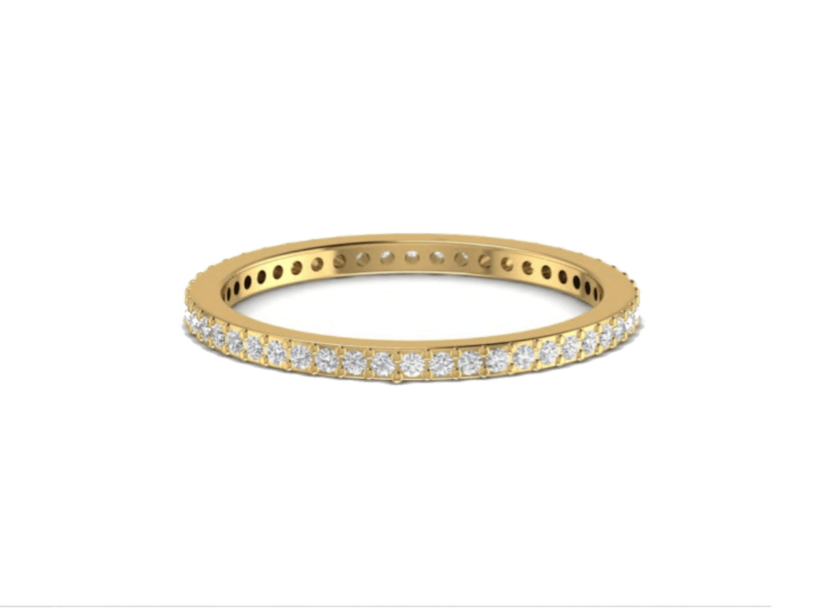 Micro-Pavé Eternity Band