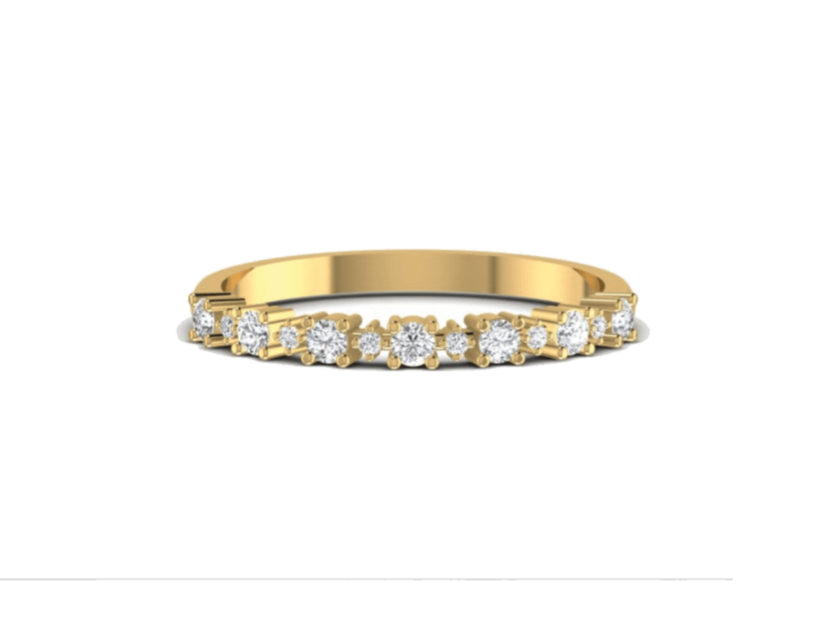 Graduated Pavé Half-Band