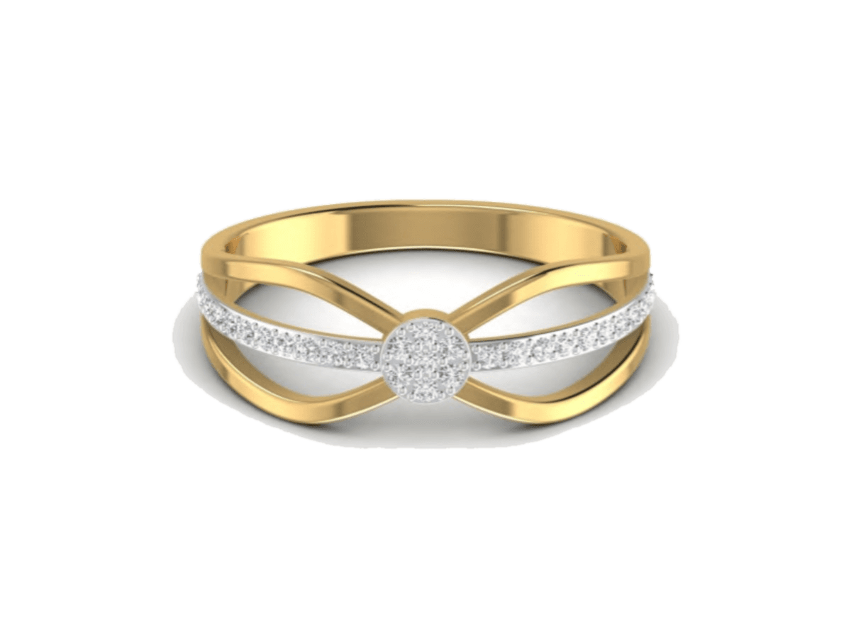 Crossover Twin Pavé Band