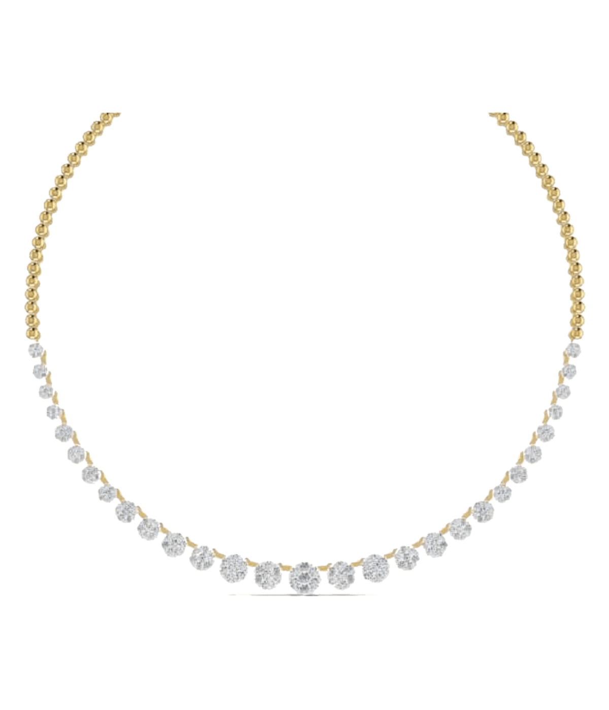 Graduated Pavé Tennis Chain