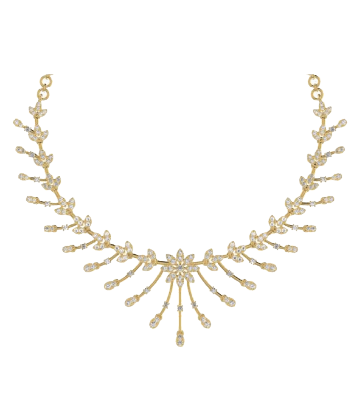 Sunburst Fan Necklace