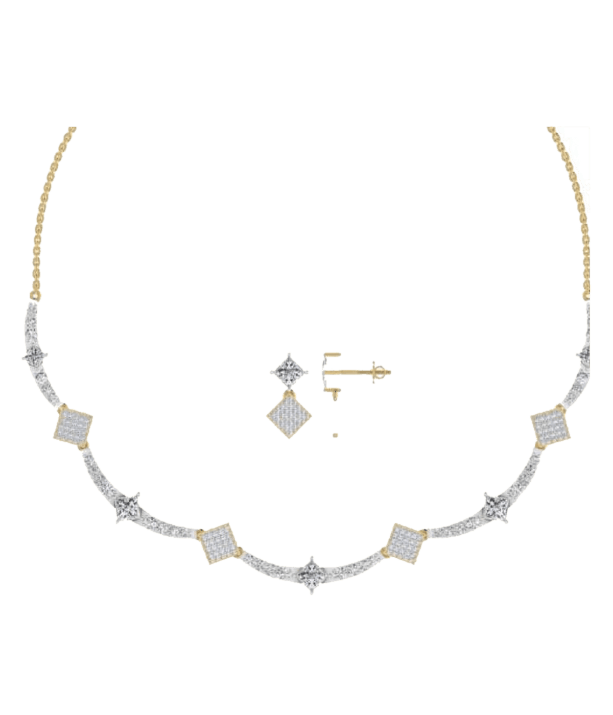 Geometric Station Pavé Chain