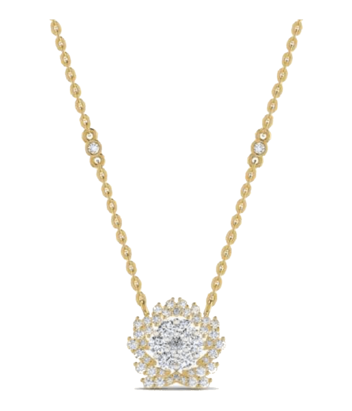 Round Center Medallion Tennis